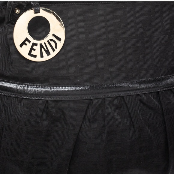 Fendi Chef Zucca tote black shoulder bag - Picture 7 of 9